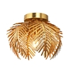 Brookby Flush Ceiling Light,  Satin Brass