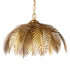 Brookby Palm Pendant,  Satin Brass