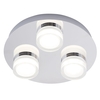 Brooke LED Bathroom Ceiling Spotlight Plate,  Chrome