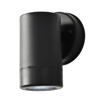 Burwick Outdoor Single Up Or Down Wall Light,  Black