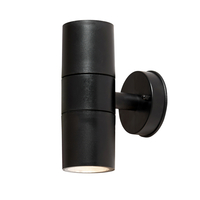 Burwick Outdoor Up & Down Wall Light,  Black