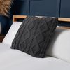 Cable Knit Cushion,  Charcoal