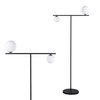 Calder Balance Floor Lamp,  Satin Black