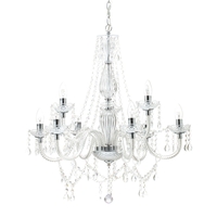 Charlotte 9 Light Chandelier,  Chrome