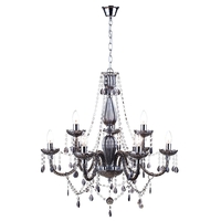 Charlotte 9 Light Chandelier,  Smoke