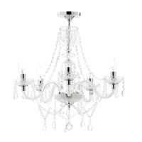 Charlotte Semi Flush Ceiling Light,  Chrome