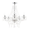 Charlotte Semi Flush Ceiling Light,  Chrome