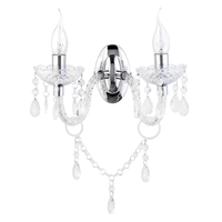 Charlotte Wall Light,  Chrome