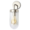 Chelsea Curved Arm Wall Light,  Polished Steel