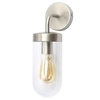 Chelsea Curved Arm Wall Light,  Stainless Steel