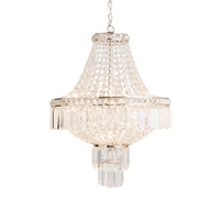 Chloey Chandelier,  Polished Nickel