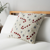 Christmas Candy Cane Cushion,  Cream
