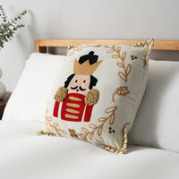 Christmas Nutcracker Cushion,  Natural