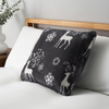 Christmas Stag Cushion,  Grey