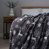 Christmas Stag Throw,  Grey