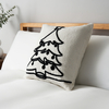 Christmas Tree Tufted Cushion,  Natural