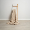 Chunky Cable Knit Throw,  Cream
