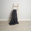 Chunky Cable Knit Throw,  Grey