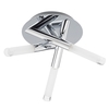 Cindy Bathroom Flush Ceiling Light,  Chrome