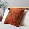 Cobweb Quilted Web Stitch Cushion,  Orange
