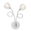 Cooper Wall Light,  Chrome & Champagne