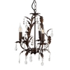 Cristalo 3 Light Chandelier,  Bronze