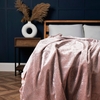 Crushed Velvet Throw,  Blush
