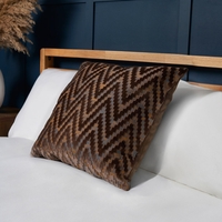Cut Velvet Cushion,  Latte