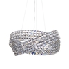 Cypress Large Crystal Rings Ceiling Pendant,  Chrome