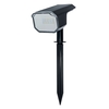 Danic LED Outdoor Solar Ground Spike Light,  Black