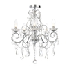 Daphne 5 Light Bathroom Chandelier,  Chrome