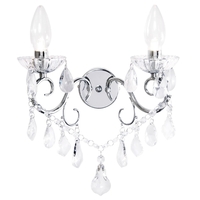 Daphne Bathroom Wall Light,  Chrome
