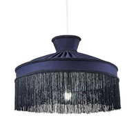 Darcy Fringed Easyfit Shade,  Blue