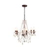 Darlia 6 Light Ceiling Pendant,  Bronze