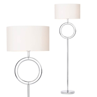 Daya Floor Lamp,  Chrome