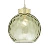 Deana Dimpled Glass Ball Easyfit Shade,  Dark Green