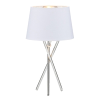 Drey Table Lamp,  Chrome