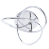 Eero Knotted LED Flush Ceiling Light,  Chrome
