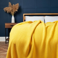 Elba Throw,  Yellow