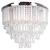 Ella Flush Ceiling Light,  Chrome