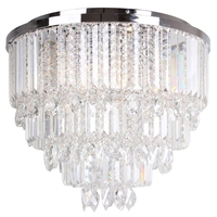 Ella Flush Ceiling Light,  Chrome