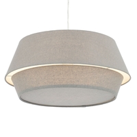 Elter Linen Drum Easyfit Shade,  Grey