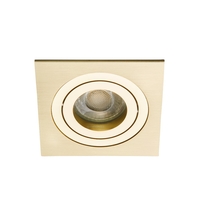 Faina Adjustable Square Recessed Downlight,  Brass