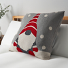 Father Christmas Gonk Cushion,  Grey