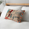 Father Christmas Letter Cushion,  Beige