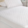 Feels Like Down Mattress Protector Double with 2 Pillow Protectors,  White