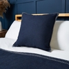 Felt Cushion with Blanket Stitch Detail,  RAF Blue