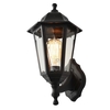 Ferris Outdoor Polycarbonate Wall Lantern,  Black