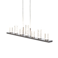 Finn LED Bubble Diner Ceiling Pendant,  Chrome