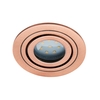 Fion Circular IP65 Tiltable Downlight,  Brushed Copper